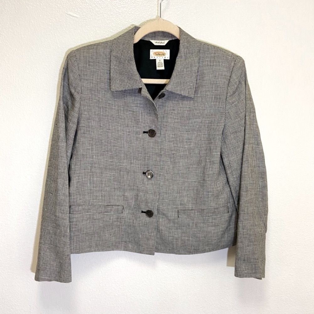 Talbots - ☘️ Tweed Irish linen Blazer - size 2